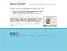 Tablet Screenshot of loud-n-clear.com